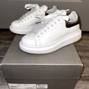 Alexander McQueen white with charcoal accent